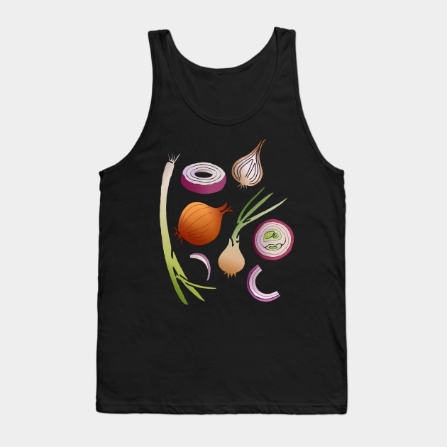 Onions Tank Top by zeljkica